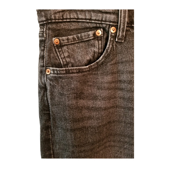 LEVI'S 501 Dark Gray Straight‎ Men's Jeans Size 36x29 in - Picture 4 of 7